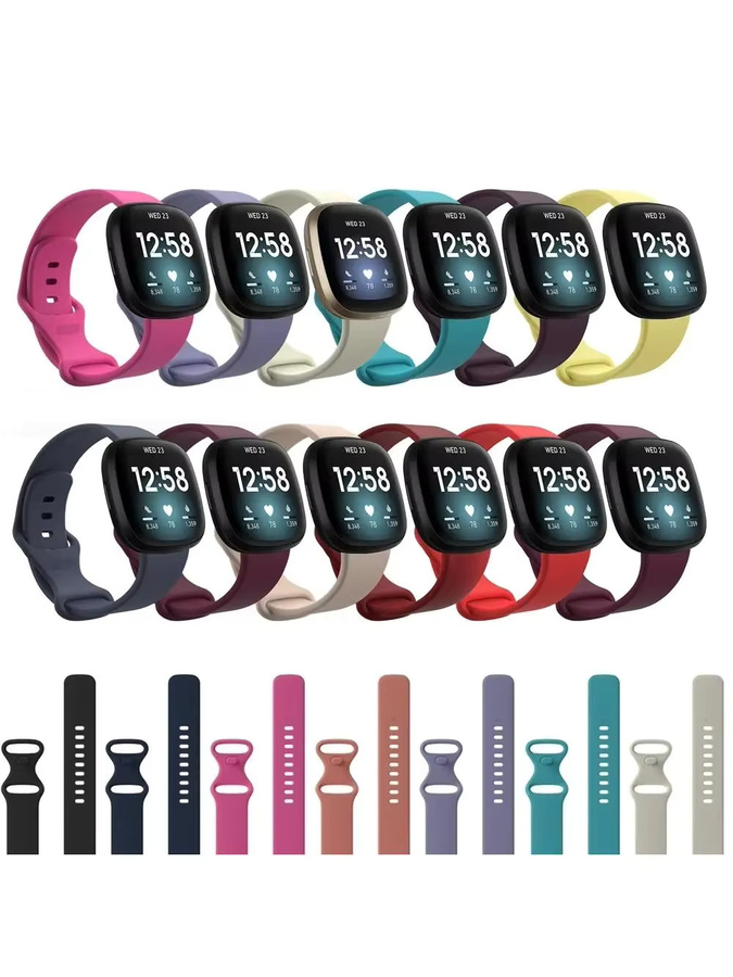 Silikonarmband für Fitbit Versa 3 & Sense, Unisex - Bild 4
