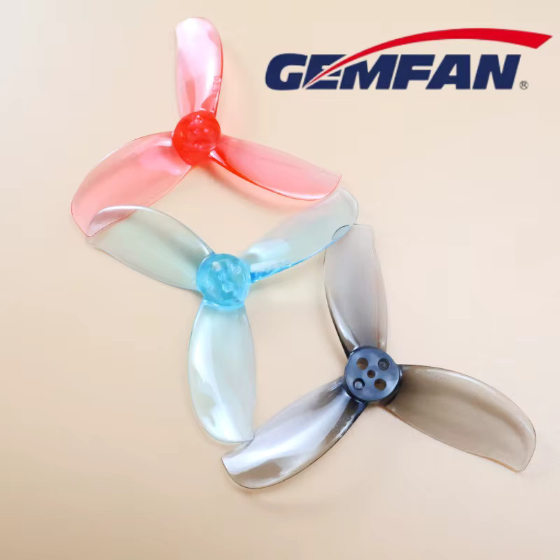 Gemfan D2.5 2,5 Zoll 3-Blatt FPV Propeller Set, 8 Stück, Multicolour, 1,5 mm Loch für 1404 Motoren - Bild 1