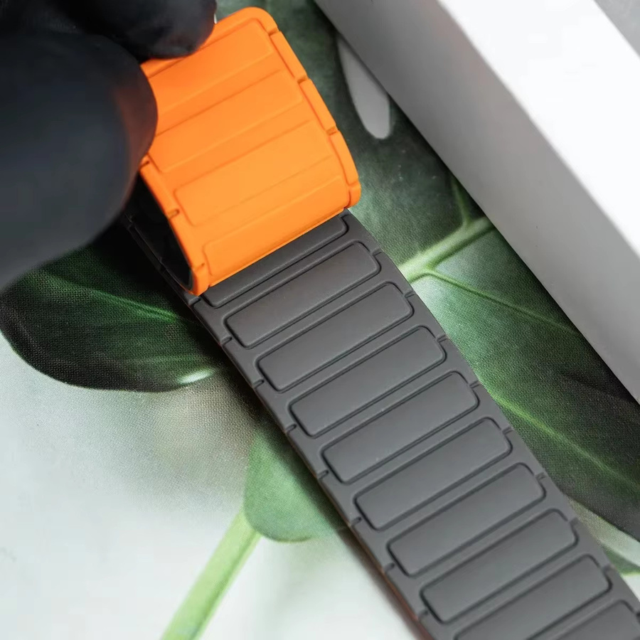 Huawei Uhrenarmband Silikon, Magnetisch, Schwarz, Huawei Uhr Fit 3/4 Pro - Bild 3