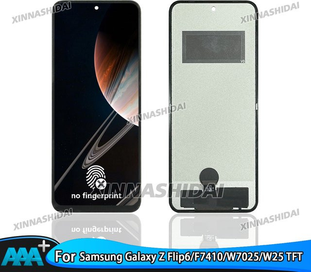 Samsung Galaxy Z Flip6 TFT LCD Display mit Touchscreen Digitizer Baugruppe in Schwarz - Bild 1