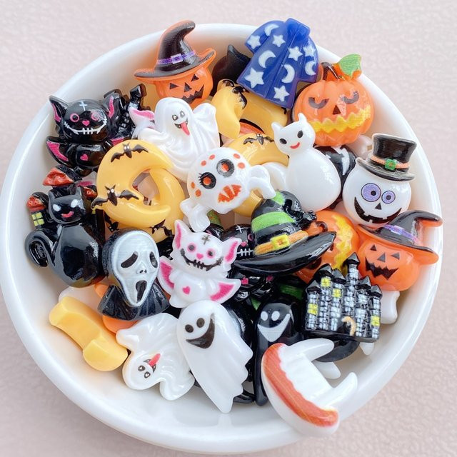 30 Stücke Harz Halloween Schmuck Zubehör - Bild 1