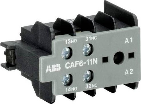 ABB CAF6-11N Hilfsschalter in Grau mit 1 Öffner und 1 Schließer - Bild 1