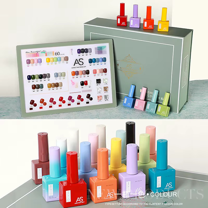 AS Gel-Nagellack, 15 ml, Glänzend - Bild 3