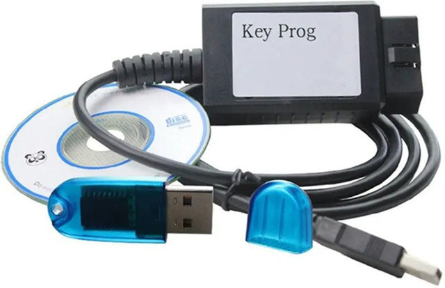 YIQIXIN Schlüsselprogrammierer FNR 4 IN 1 mit USB-Dongle für Ford, Renault und Nissan in Schwarz - Bild 1