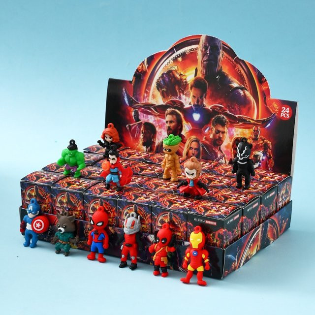Hot Toys Marvel Spiderman Blind Box, Actionfiguren, 24-teiliges Set - Bild 1