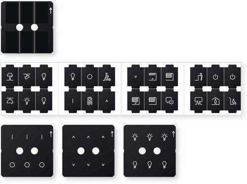 Schneider Electric Ersatzklebefolie System Design MTN6270-0011 in Schwarz - Bild 1