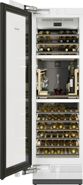 Miele KWT 2672 ViS L Einbau-Weintemperierschrank in Weiß mit Glastür - Bild 1
