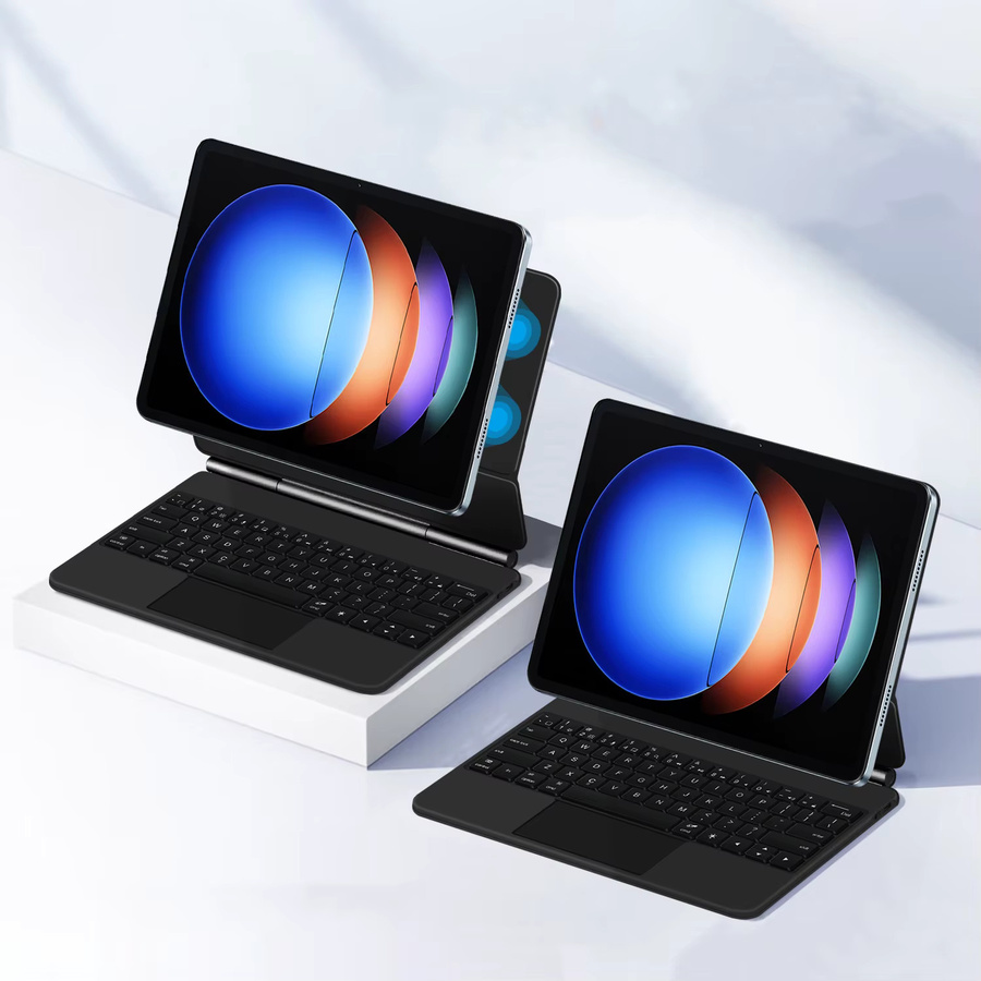 Xiaomi TouchPad Magische Tastatur mit magnetischem Flip-Cover für Xiaomi Pad 6S Pro 12,4 Zoll, Schwarz - Bild 6
