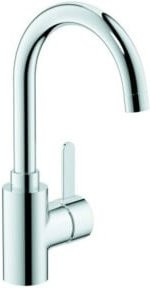 Grohe Eurosmart Cosmopolitan Waschtisch-Einhebelmischer in Chrom mit schwenkbarem Auslauf und Pop-up-Abfluss - Bild 1