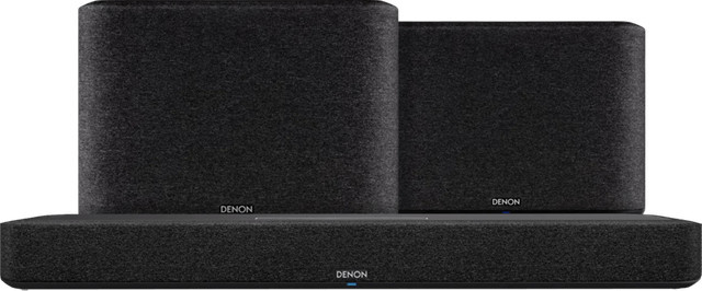 Denon Home Soundbar 550 und Denon Home 250 Doppelpack Schwarz mit Wi-Fi und Bluetooth - Bild 1
