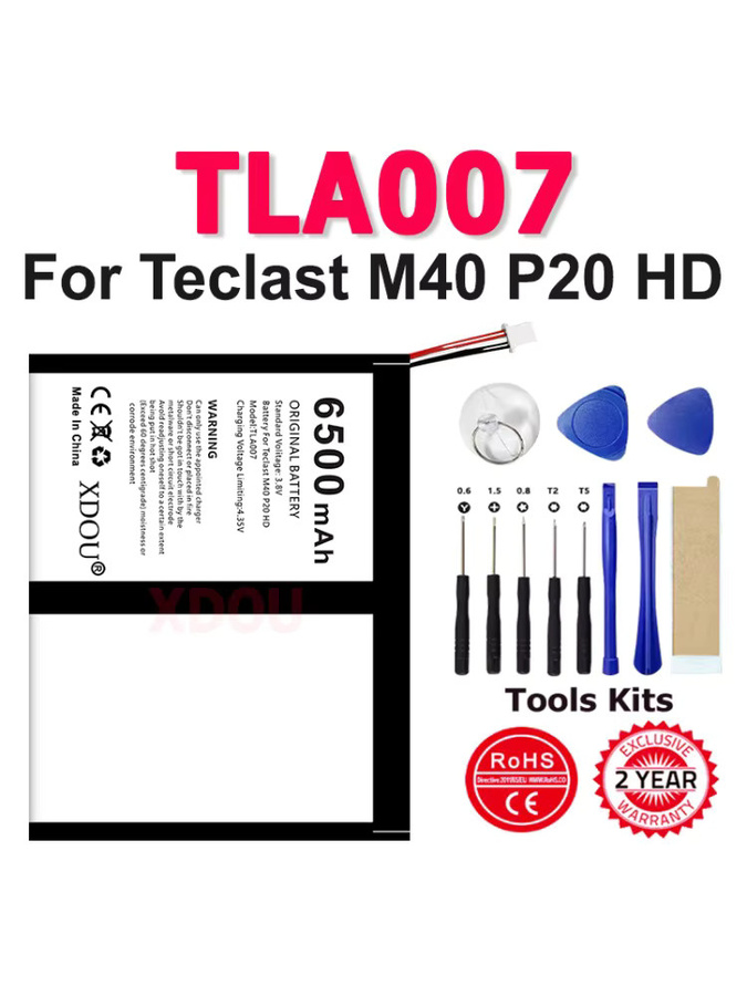 Teclast Ersatzakku TLA007 mit 6500 mAh für M40 und P20HD Tablets - Bild 4