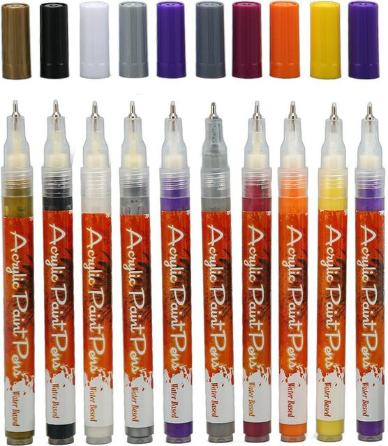 Koogeelife Nail Art Stift Set, 10 Stück, grau, Unisex - Bild 1