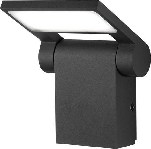 EVN WL54151002 LED-Außenwandleuchte 10W in Anthrazit, verstellbare Gartenleuchte aus Metall für moderne Außenbereiche - Bild 1