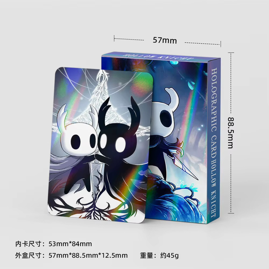GWSVTIX Hollow Knight Laser Karten, 30-teiliges Set, Charakter Sammlung Karte - Bild 2