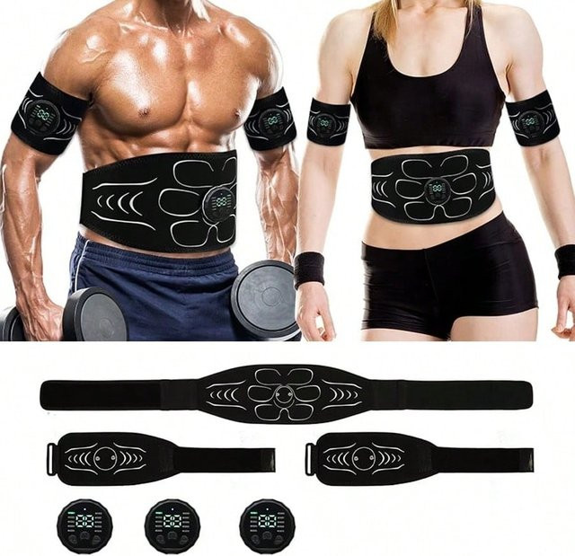 AXH EMS Muskelstimulator, Bauchmuskeltrainer, Unisex - Bild 1