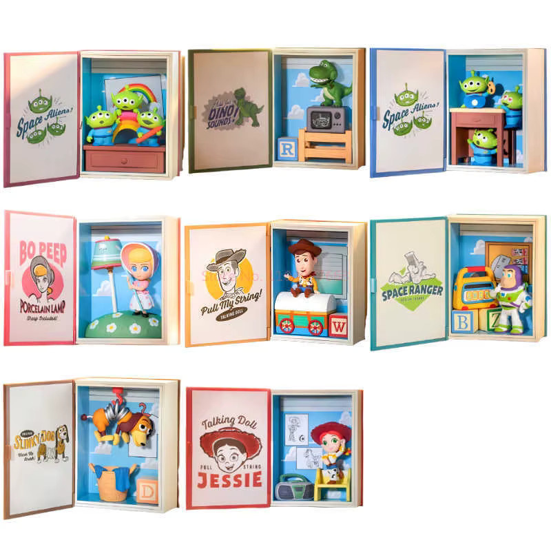 Popmart Toy Story Andy's Room Series Blind Box Anime Figur Woody und Jessie als Kawaii Ornament - Bild 4