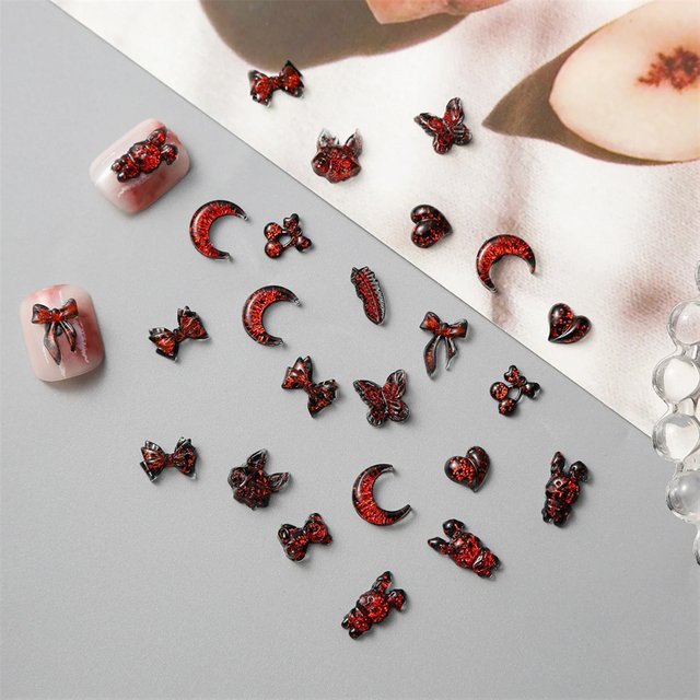 NAILFYOU Nail Art Charms, 50 Stück, Glänzend, Unisex - Bild 1