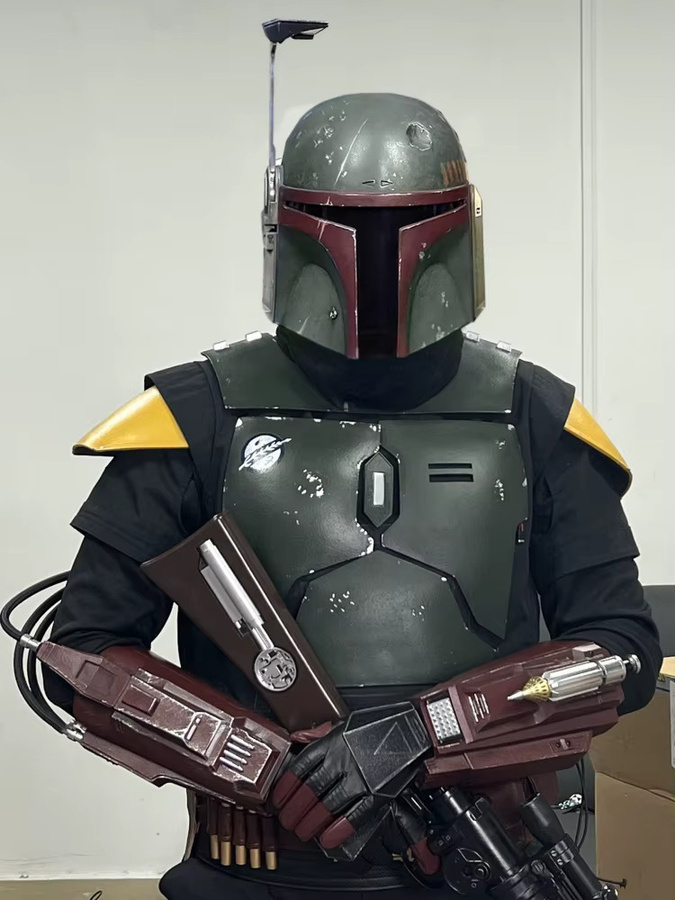 Bandai Star Wars Boba Fett 1:1 Helm, Cosplay Requisiten - Bild 2