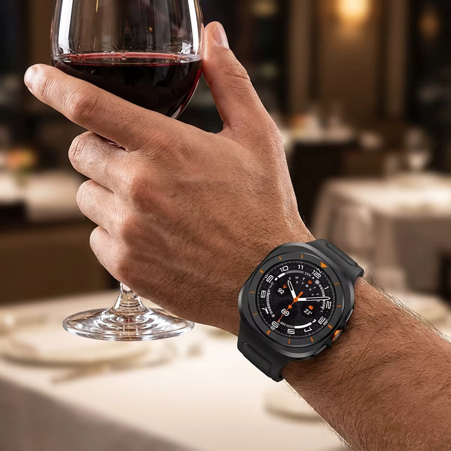 CAOWTAN Metallgehäuse für Samsung Galaxy Watch Ultra 2025 Schutzhülle in Schwarz oder Weiß - Bild 2