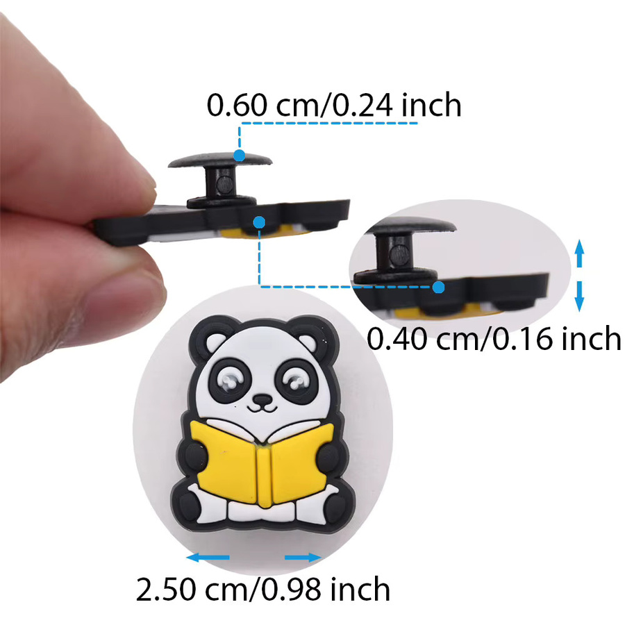 Happye&TiTi Charms Panda Cartoon, 18 Stück, Kinder - Bild 6