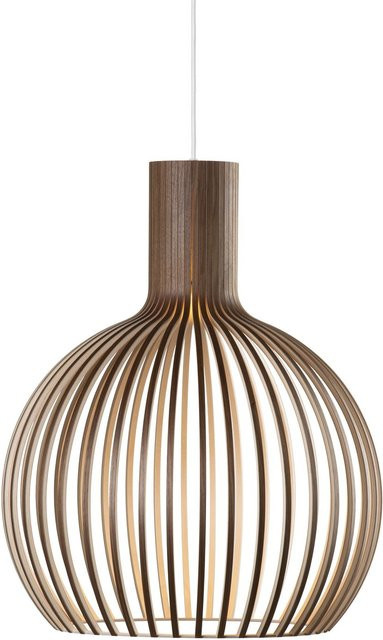 Secto Octo Small 4241 Pendelleuchte aus Birkenholz in Braun - Bild 1