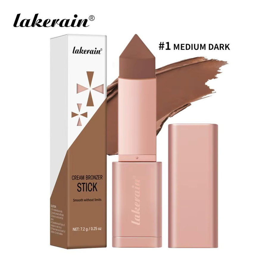 Lakerain 2-in-1 Bronzer-Creme-Stift, Unisex - Bild 4