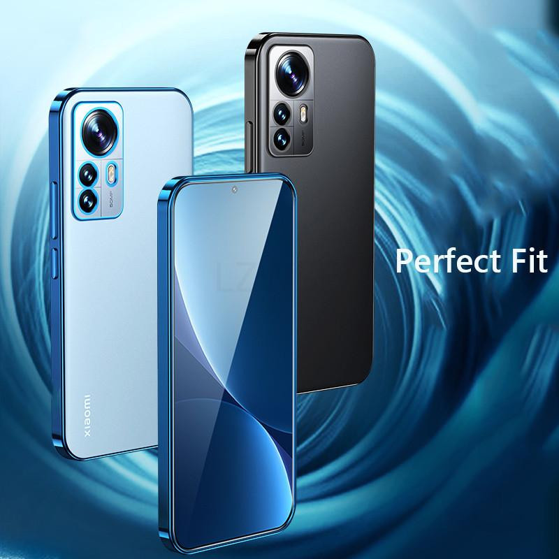 Transparente Handyhülle für Xiaomi 12 Pro, 12X, 13 Lite, 13T, 12T Pro und Redmi 12 mit galvanisierter weicher Rückseite - Bild 2