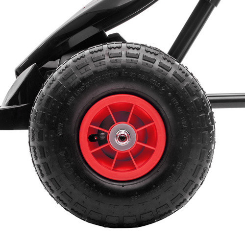 HOMCOM Gokart Kinderfahrzeug mit verstellbarem Sitz und Gummireifen - Bild 6