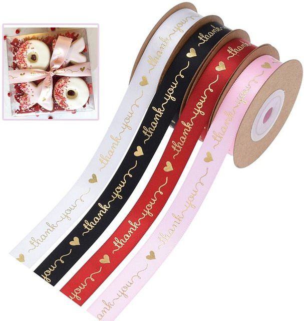 Dekoratives Seidenband in Weiß für DIY-Geschenkverpackungen, Blumenbouquets und Kuchendekorationen - Bild 1