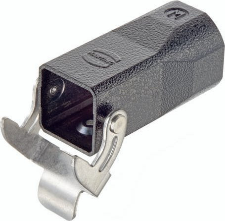 HARTING Kupplungsgehäuse aus Kunststoff in Schwarz 19 37 003 1755 - Bild 1