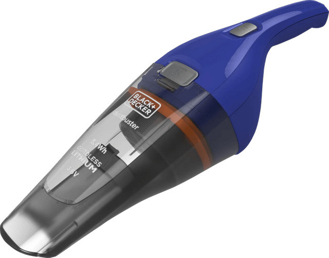 BLACK+DECKER NVC115WA-QW Akku-Staubsauger mit Ladestation in Transparent-Blau - Bild 1