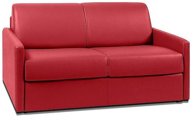 Vente-unique Schlafsofa Calife in Rot mit Kunstlederbezug - Bild 1