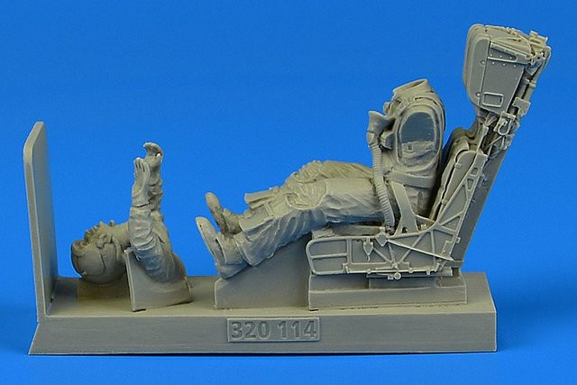 Academy US Navy Pilot for F/A-18A/C mit Ejection Seat, Einzelfigur, 1:32 - Bild 1