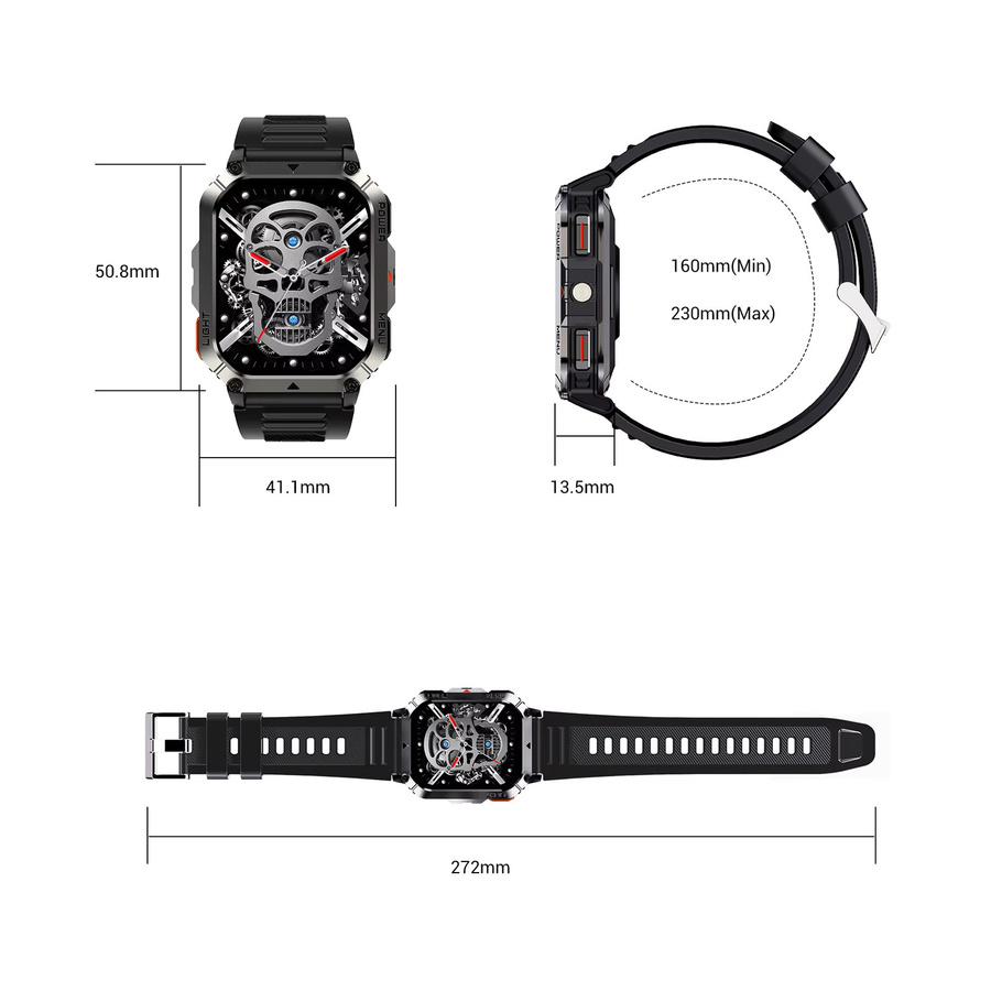 Blackview Smartwatch, Grün, Silikon, Unisex - Bild 6
