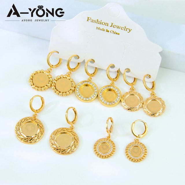 A-YONG AYONG JEWELRY Ohrringe, Gold, Damen, Türkische Münze, Tropfen - Bild 1