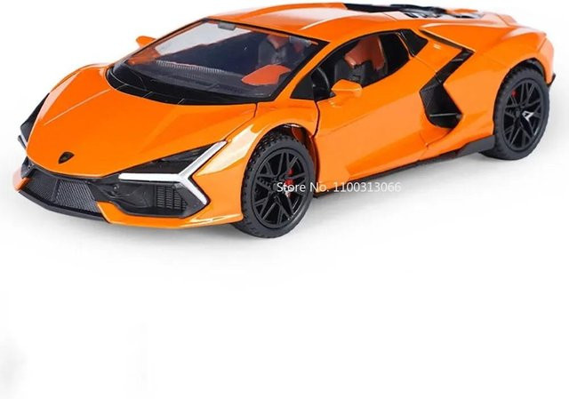Linyi Lambor Countach Lbwk Revuelto Miniaturmodell, Spielzeugauto, 1:32, mit Ton und Licht, ab 14 Jahren - Bild 1