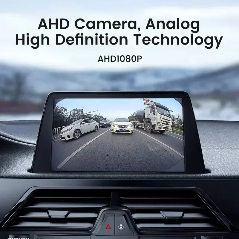 QXNY AHD1080P Rückfahrkamera in Schwarz mit Full HD Nachtsicht und Fisheye Objektiv für Fahrzeuge - Bild 5