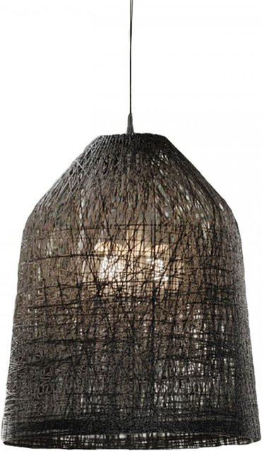 Karman Black Out Grande Pendelleuchte in Schwarz aus Fiberglas für den Innenbereich - Bild 1