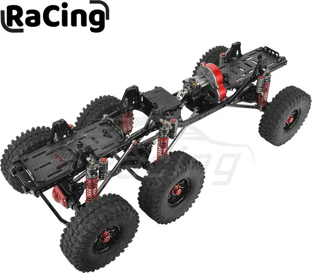 Axial RC-Car-Chassisrahmen, Metall, Schwarz - Bild 1