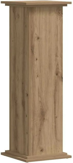 vidaXL Pflanzenständer Artisan-Eiche in Braun aus Holzwerkstoff, B/T/H: 33 x 33 x 100 cm - Bild 1