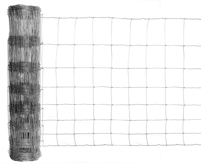 Floraworld Knotengeflecht aus verzinktem Stahl in Silber, H: 150 cm, L: 50 m - Bild 1