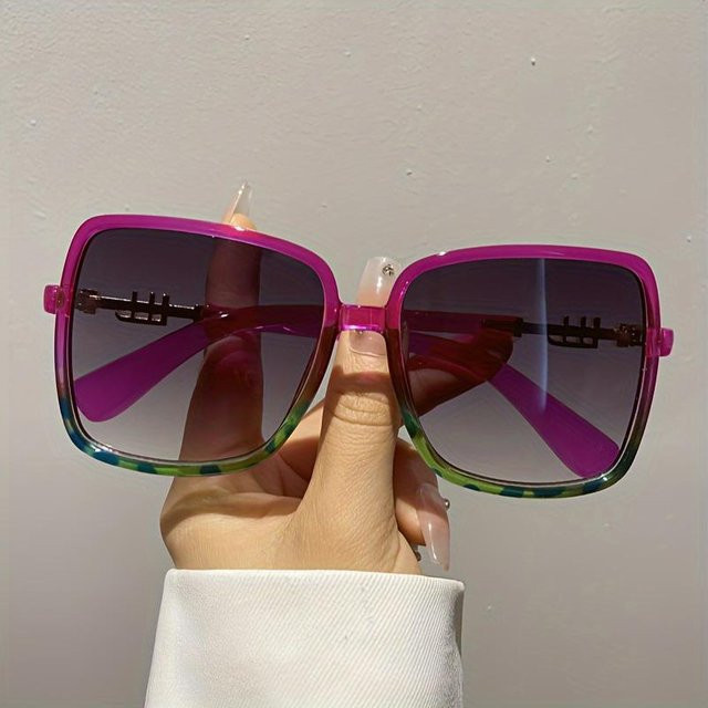 Yiran glasses Sonnenbrille, Square, Kunststoff, Vollrand, Damen, Multicolour - Bild 1