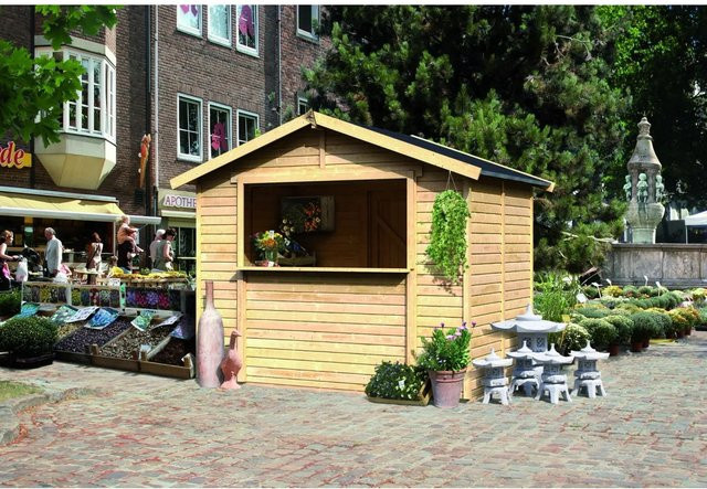 Karibu Marktstand Verkaufshaus B: 265 cm, T: 181 cm, H: 182 cm - Bild 1