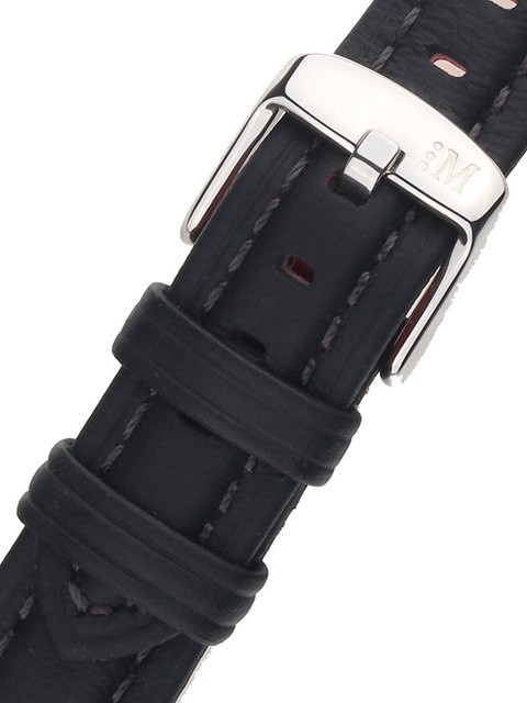 Morellato Uhrenarmband Leder, schwarz, 14 mm - Bild 1
