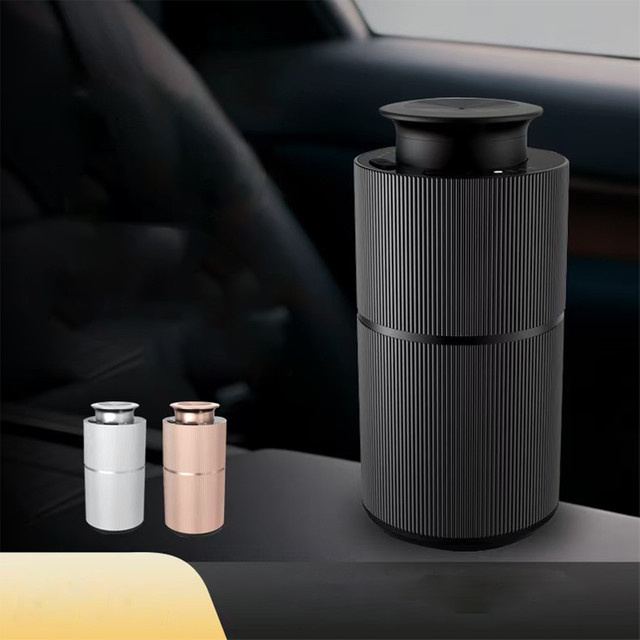 PKFC Smart Auto-Diffusor Tragbarer Wasserloser Aroma-Zerstäuber aus Metall in Schwarz - Bild 1