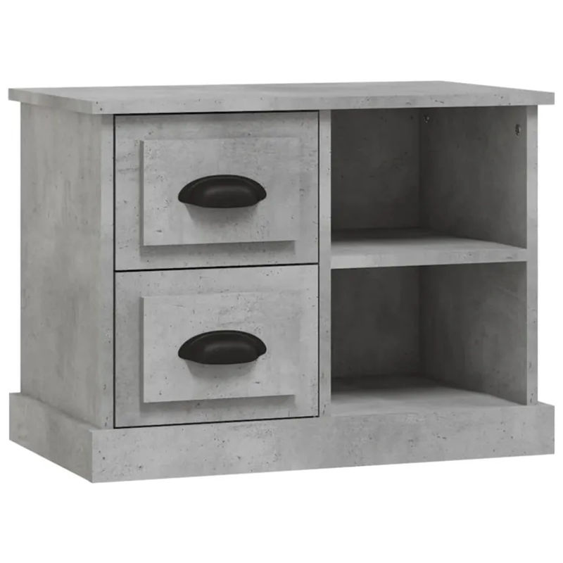 Vidaxl Nachttisch in Betongrau im Industrial Design, B/T/H: 60 x 35,5 x 45 cm - Bild 3