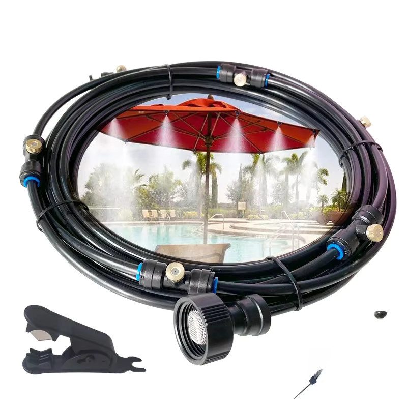 ENTENCO DIY Vernebler Kühlsystem Kit für Terrasse und Garten mit 15 Meter Schlauch - Bild 3