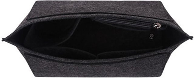 Love Home Garden Kosmetiktasche Filzeinsatz Organizer, Grau - Bild 1