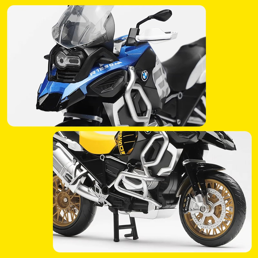 CCA R1250 GS, Motorradmodell, 1:12, Legierungsdruckguss, Blau - Bild 4