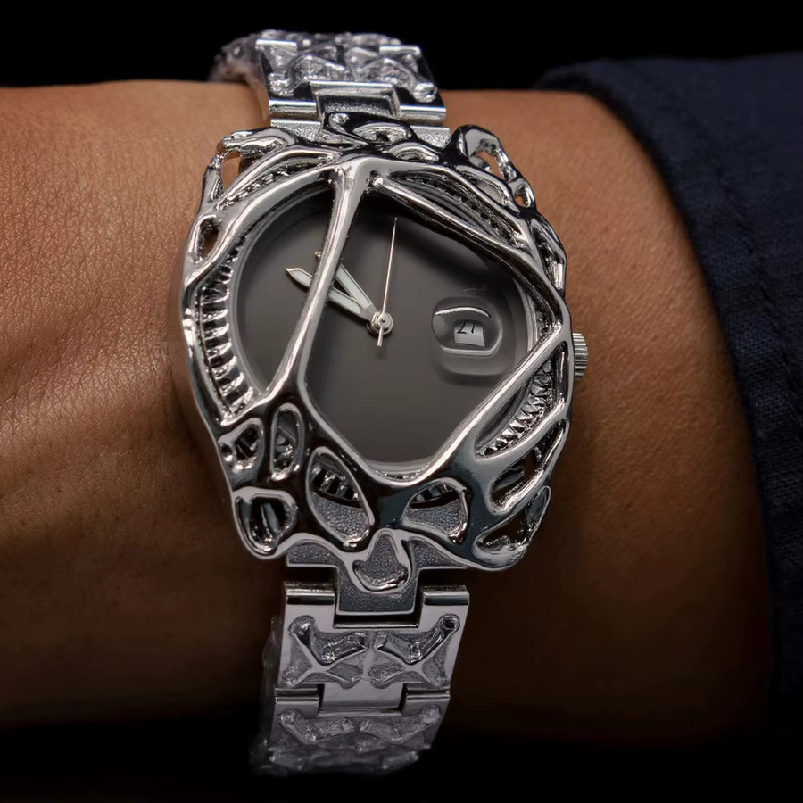 STARPERISH Armbanduhr Edelstahl, Quarz, Silber, Herren - Bild 2